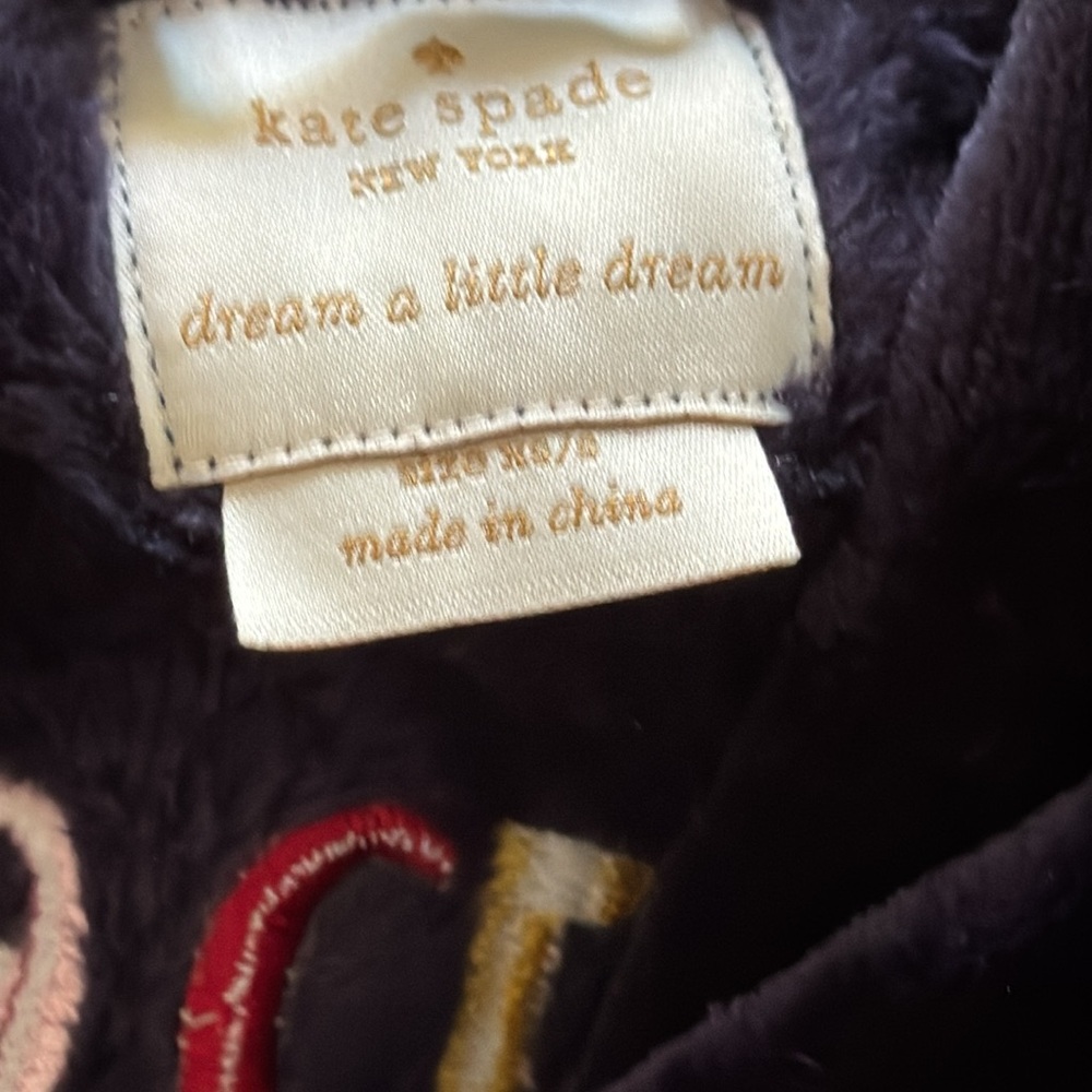 Kate Spade Navy Embroidered Robe - Picture 10 of 14